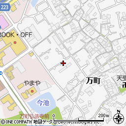 大阪府和泉市万町240-13周辺の地図