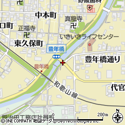 奈良県御所市豊年橋通り周辺の地図