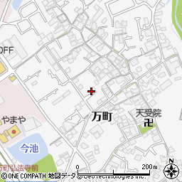大阪府和泉市万町237周辺の地図