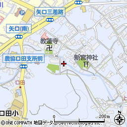 フローレンス口田南弐番館周辺の地図