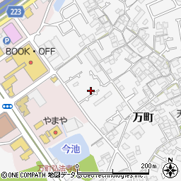 大阪府和泉市万町240-1周辺の地図