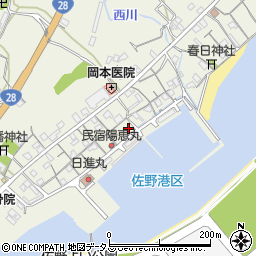 兵庫県淡路市佐野2039周辺の地図