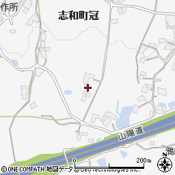 広島県東広島市志和町冠765周辺の地図