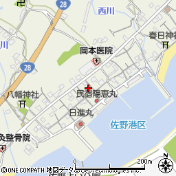 兵庫県淡路市佐野2050周辺の地図