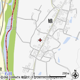 大阪府富田林市嬉356周辺の地図