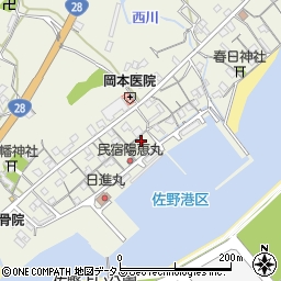 兵庫県淡路市佐野2041周辺の地図