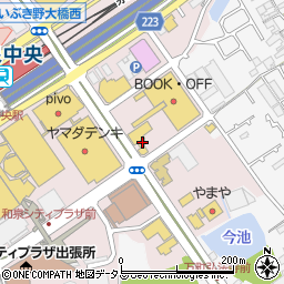 ＨｏｎｄａＣａｒｓ泉州和泉中央店周辺の地図