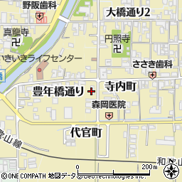 奈良県御所市代官町周辺の地図