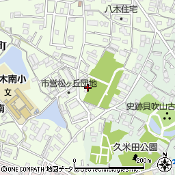 大阪府岸和田市小松里町1087周辺の地図