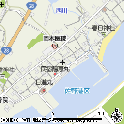 兵庫県淡路市佐野2040周辺の地図