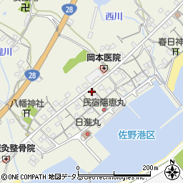 兵庫県淡路市佐野2027周辺の地図