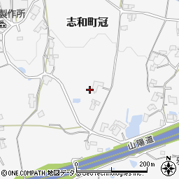 広島県東広島市志和町冠764周辺の地図