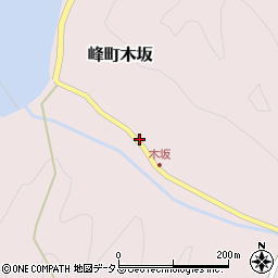 長崎県対馬市峰町木坂335周辺の地図