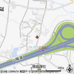 広島県東広島市志和町冠578周辺の地図