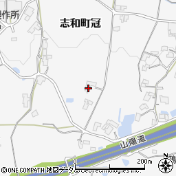広島県東広島市志和町冠766周辺の地図