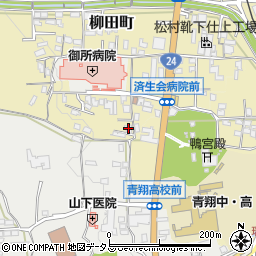 奈良県御所市柳田町7周辺の地図