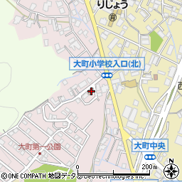 大町郵便局周辺の地図