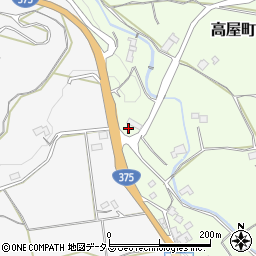 広島県東広島市高屋町杵原698周辺の地図
