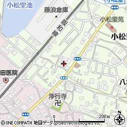 大阪府岸和田市小松里町189周辺の地図