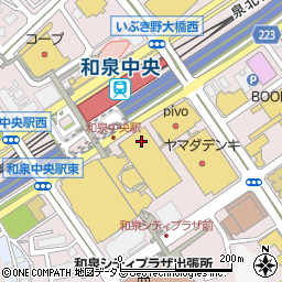 りそな銀行和泉中央支店 ＡＴＭ周辺の地図