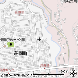 大阪府河内長野市荘園町38-5周辺の地図