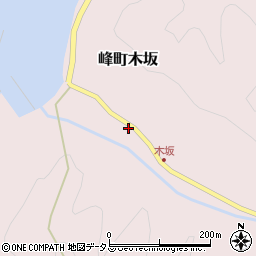 長崎県対馬市峰町木坂326周辺の地図