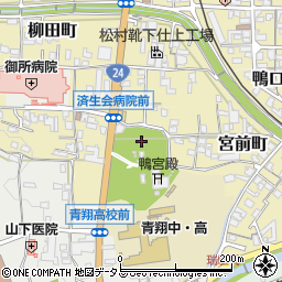 鴨都波神社周辺の地図
