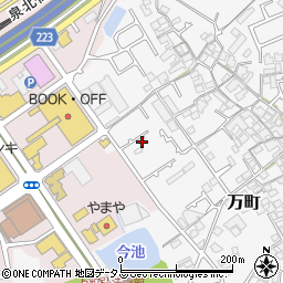 大阪府和泉市万町273-14周辺の地図