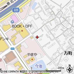大阪府和泉市万町273-6周辺の地図