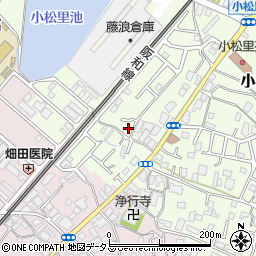 大阪府岸和田市小松里町179周辺の地図