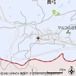 奈良県高市郡明日香村真弓248周辺の地図
