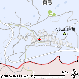 奈良県高市郡明日香村真弓245周辺の地図
