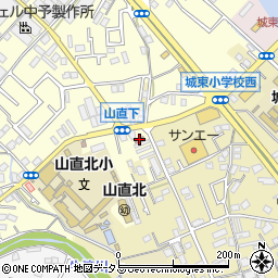 岸和田三田郵便局周辺の地図