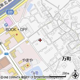 大阪府和泉市万町273-12周辺の地図