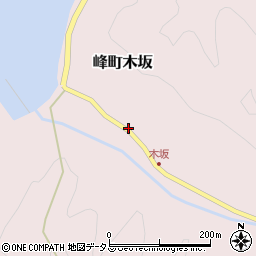 長崎県対馬市峰町木坂329周辺の地図