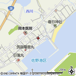 兵庫県淡路市佐野1944周辺の地図