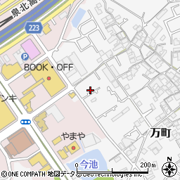 大阪府和泉市万町273-7周辺の地図