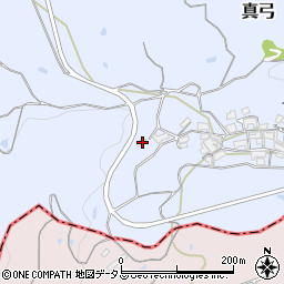 奈良県高市郡明日香村真弓302周辺の地図