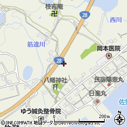 兵庫県淡路市佐野2132周辺の地図