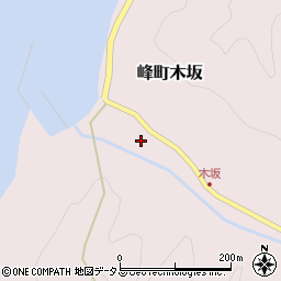 長崎県対馬市峰町木坂321周辺の地図