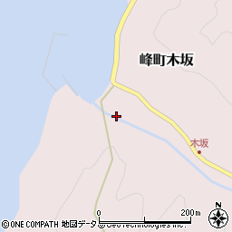 長崎県対馬市峰町木坂304周辺の地図