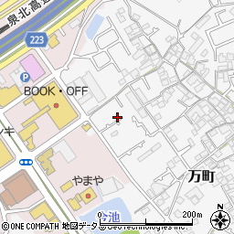 大阪府和泉市万町273-9周辺の地図