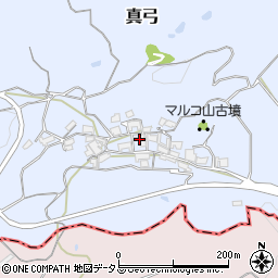 奈良県高市郡明日香村真弓228周辺の地図