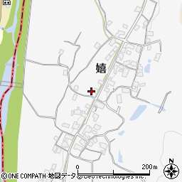 大阪府富田林市嬉124周辺の地図