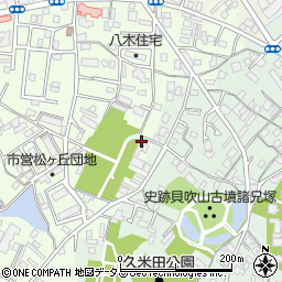 大阪府岸和田市小松里町1076周辺の地図