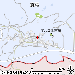 奈良県高市郡明日香村真弓224周辺の地図