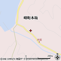 長崎県対馬市峰町木坂330周辺の地図