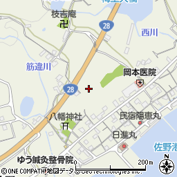 兵庫県淡路市佐野2118周辺の地図