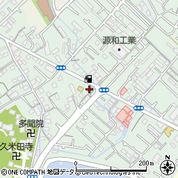 岸和田池尻郵便局 ＡＴＭ周辺の地図