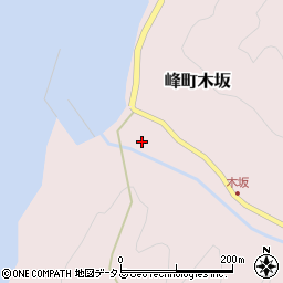 長崎県対馬市峰町木坂305周辺の地図